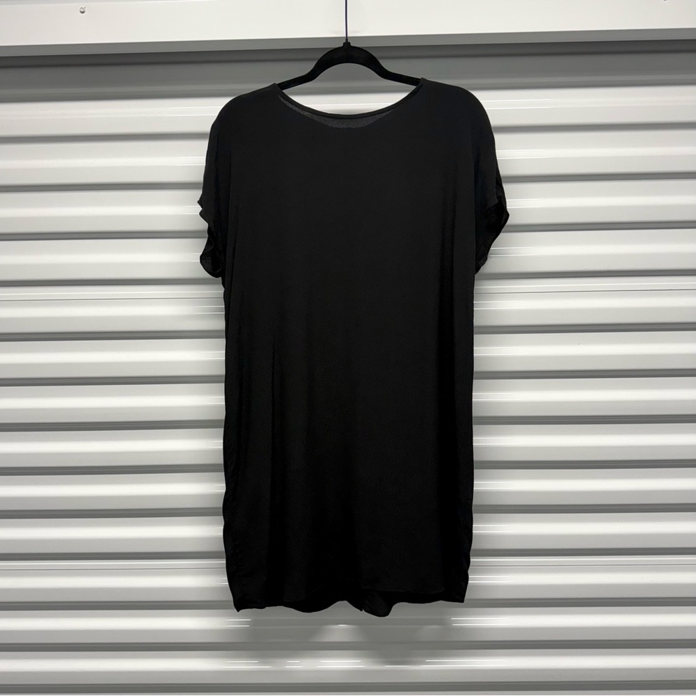 Madewell Black Button Back Tunic Dress XS NWT
